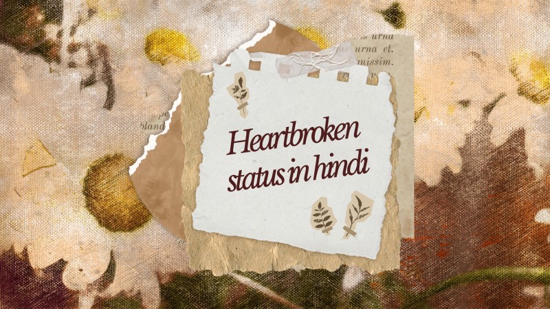 heartbroken status in hindi